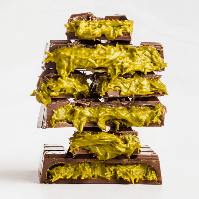 Dubai chocolade reep pistachevulling crunchy